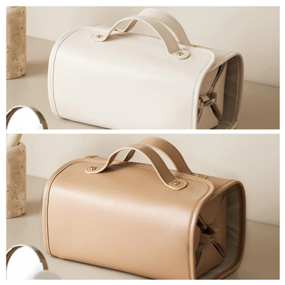 Leather Waterproof Cosmetic Bag