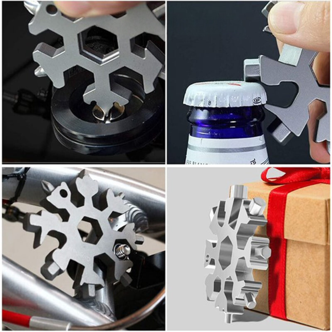 18-in-1 snowflakes multi-tool